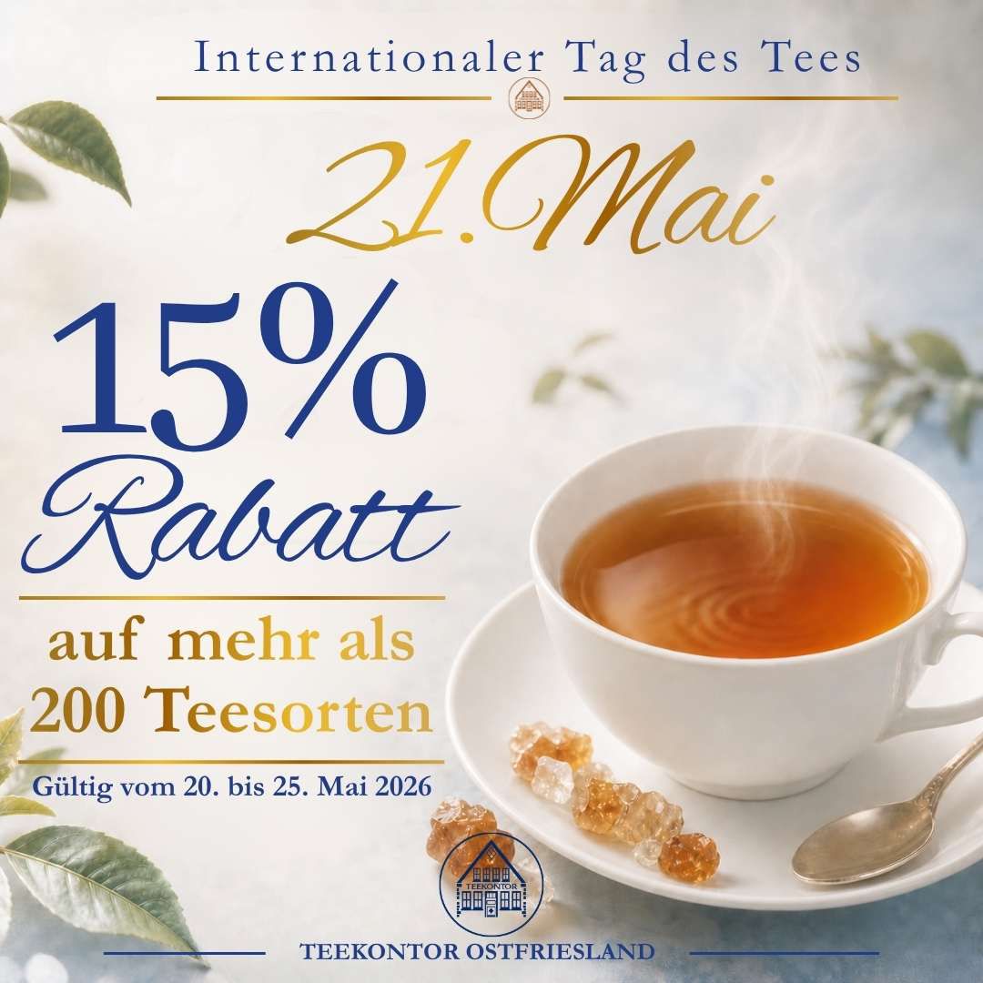 15% auf alle Tees