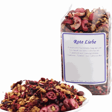 Früchtetee Rote Liebe mit roten Früchten