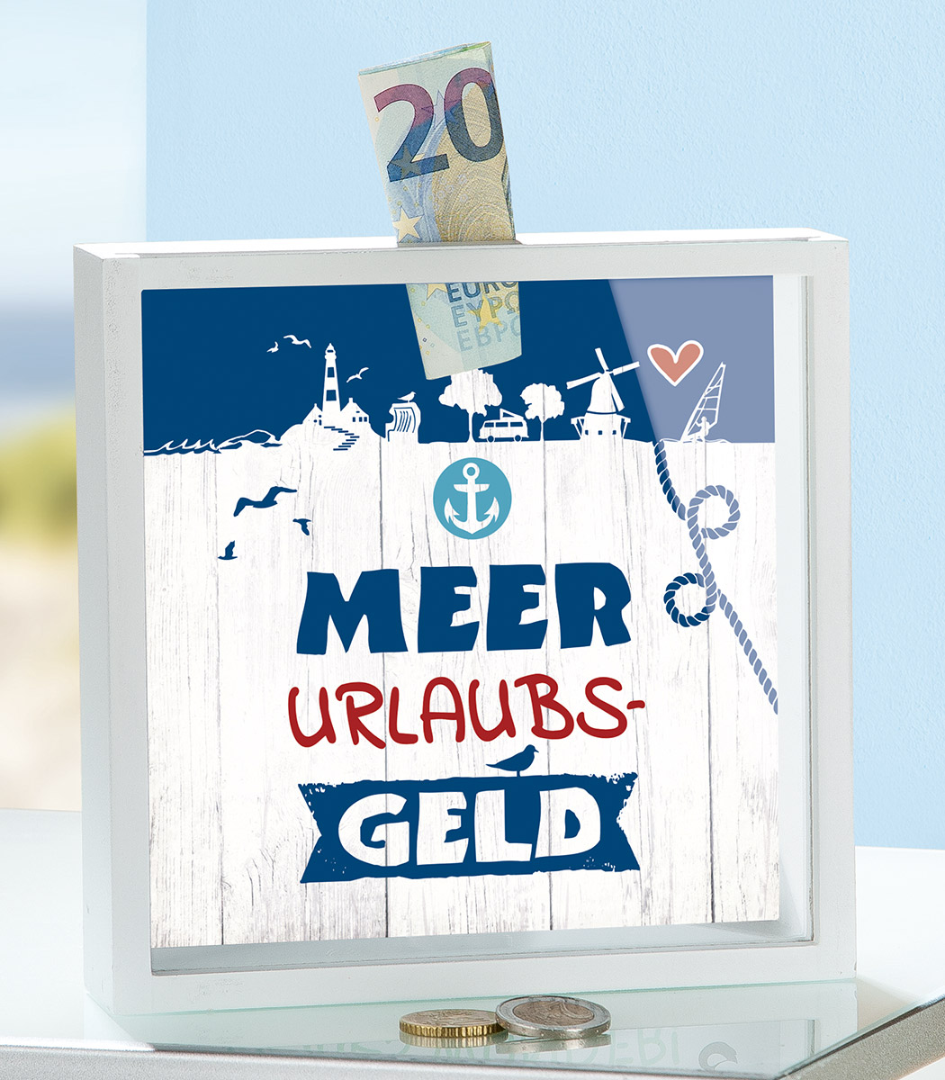 Spardose&quot;MEER URLAUBSGELD&quot;