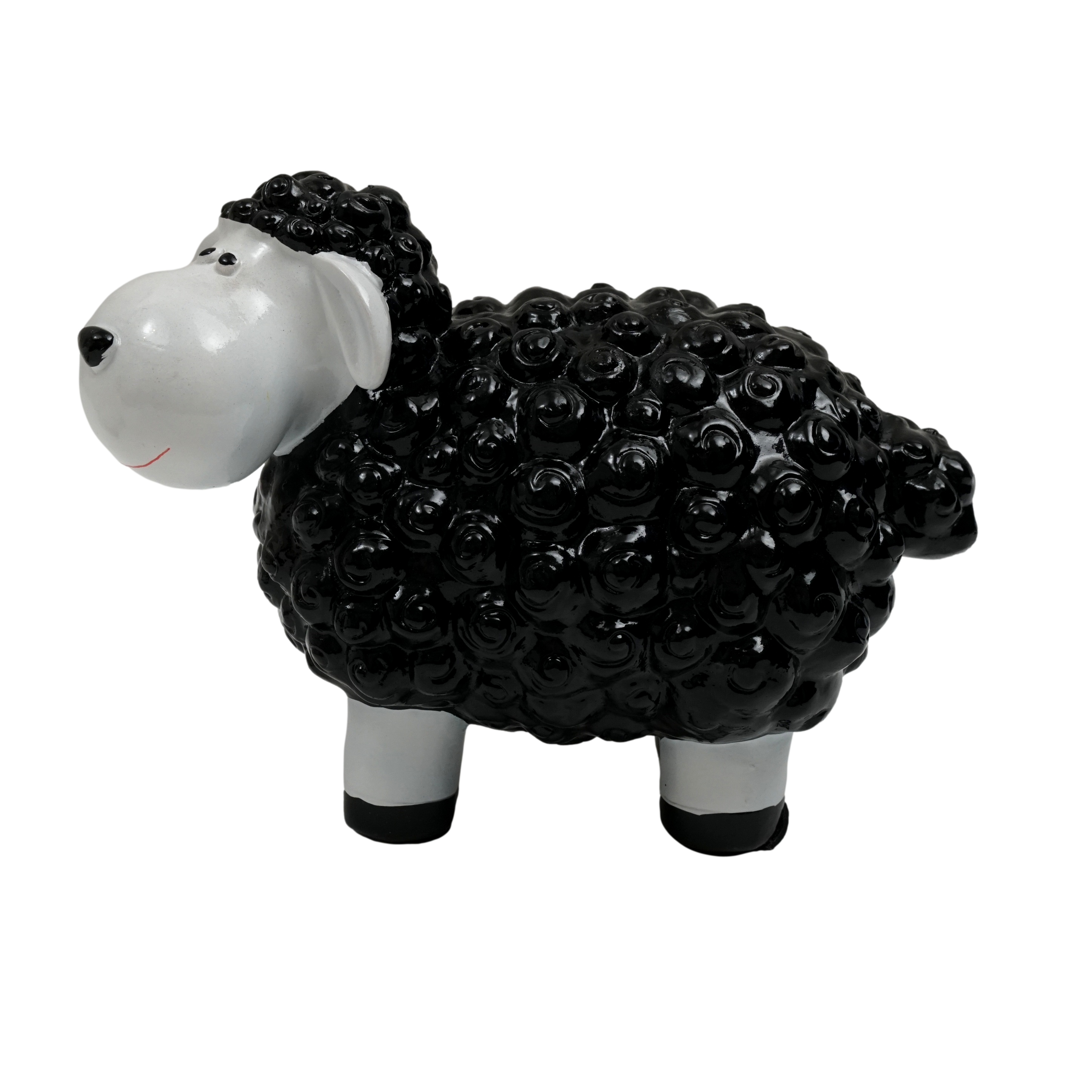 Schwarzes Schaf, klein, ca. 20 cm x 13 cm
