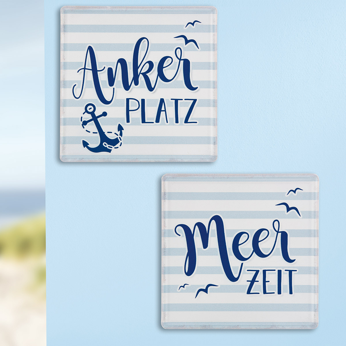 Metall Schild Ankerplatz