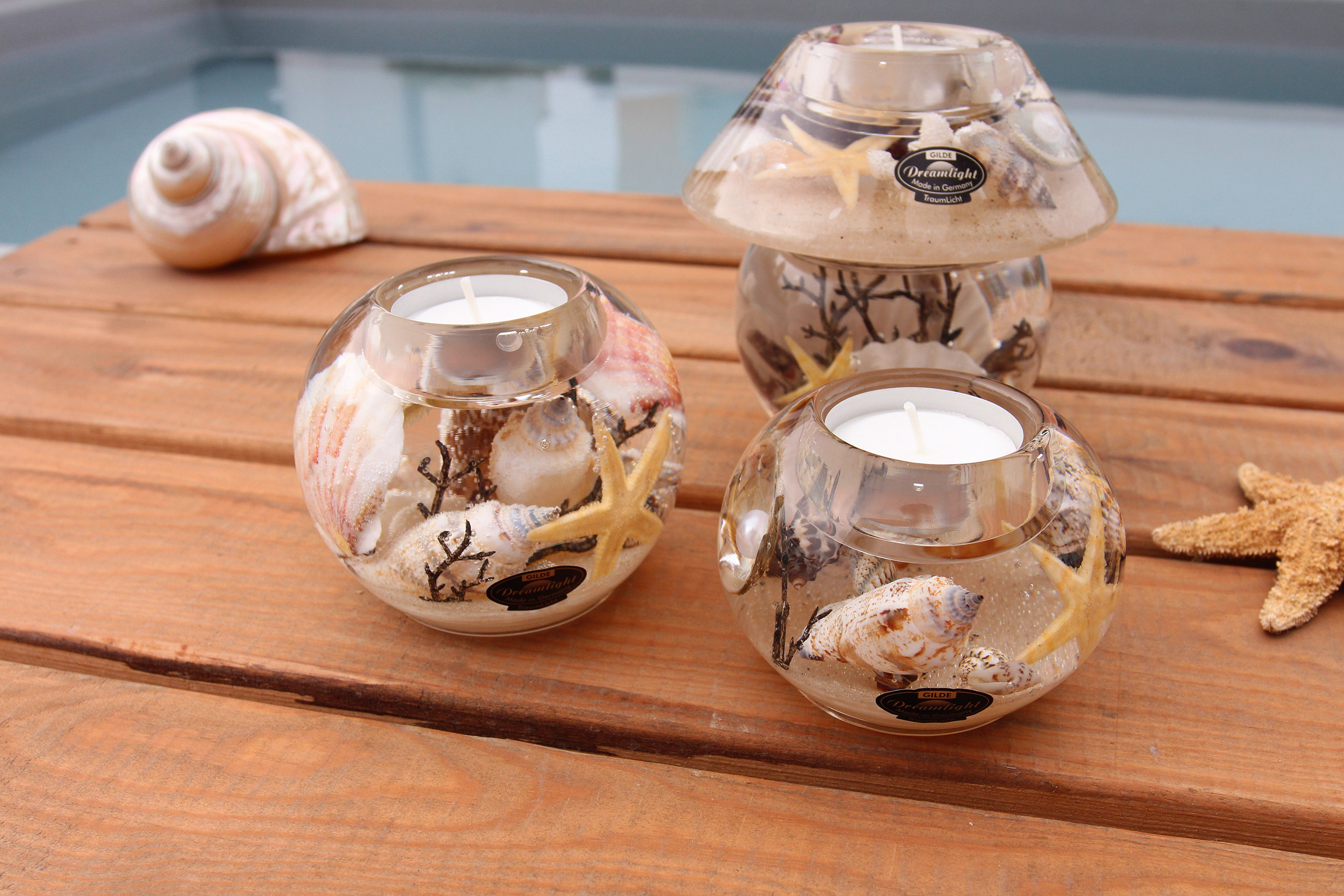 Teelichthalter Dream Mercur Smart Sea Breeze