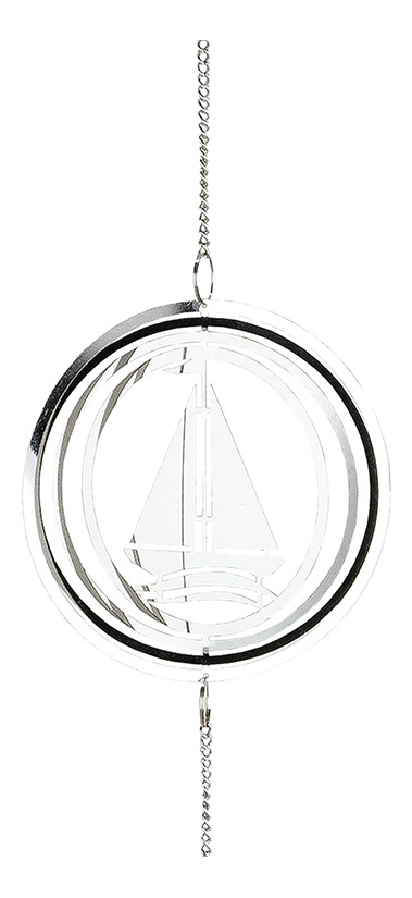 Edelstahl Girlande &quot;Maritim&quot;, Segelboot