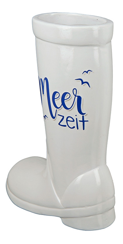 Keramik Pflanztopf &quot;Stiefel&quot; Meerzeit