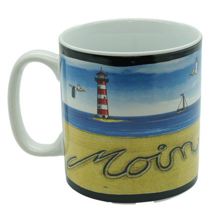 Hösti Jumbo Becher Moin mit Leuchtturm