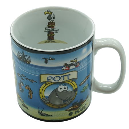 Hösti Jumbo Becher  Bullauge Moin Moin Moin