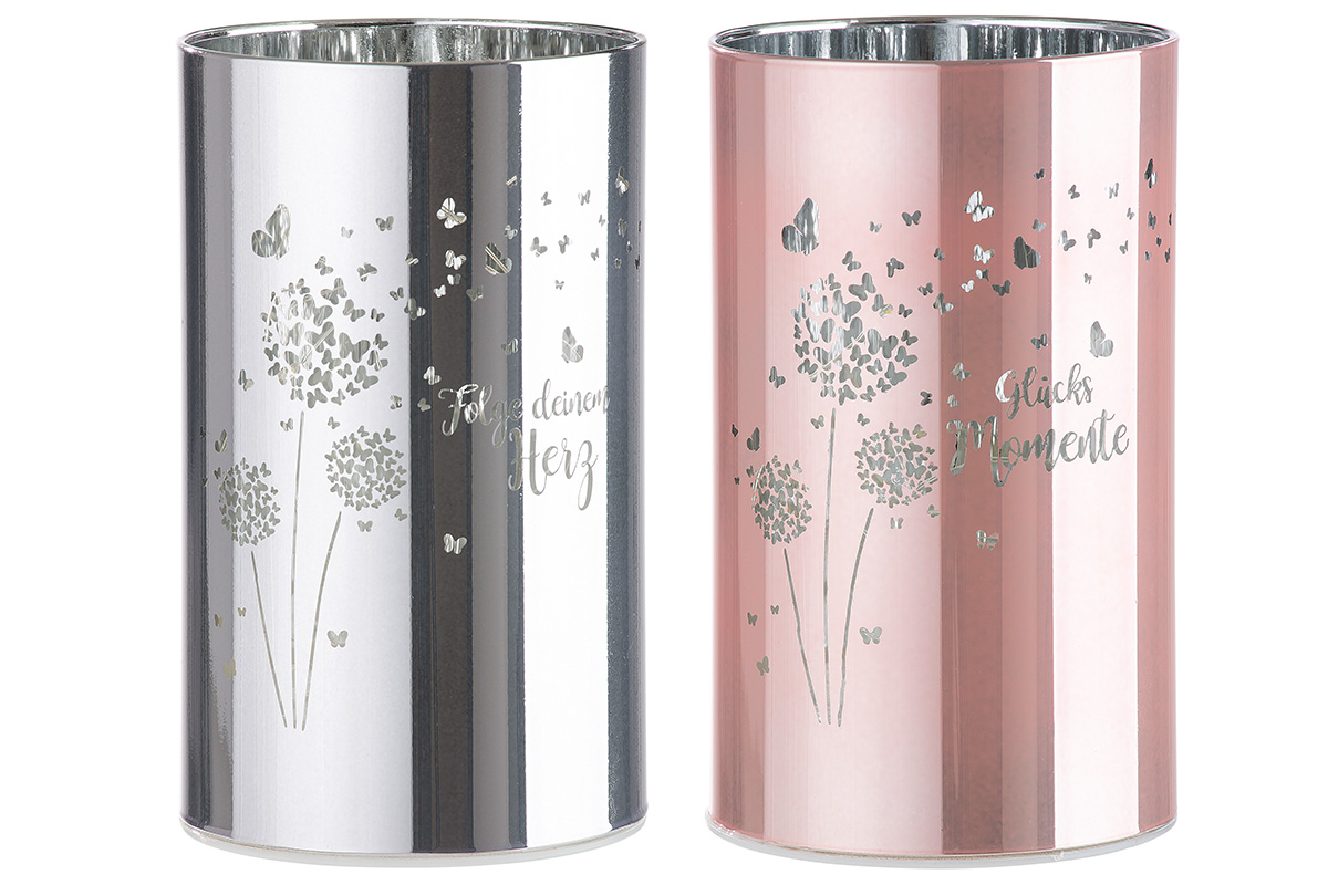 Glas LED-Leuchter &quot;Momente&quot;, Glücksmomente