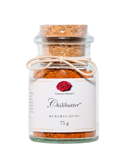 Chilibutter Gewürzmischung  75g im Korkenglas