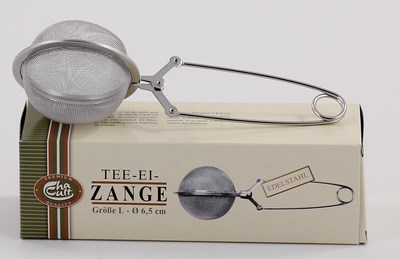 Tee-Ei-Zange Edelstahl  L 18 cm, Ø 6,5 cm