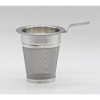 Edelstahlfilter Größe XS Cha Cult mit Deckel/Ablage H 6,5 cm, Ø 5,5 cm