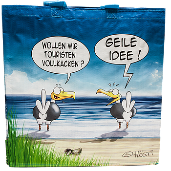 Hösti Tasche "Touristen vollkacken"