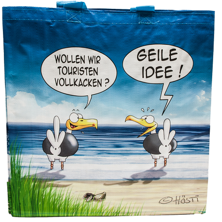 Hösti Tasche &quot;Touristen vollkacken&quot;