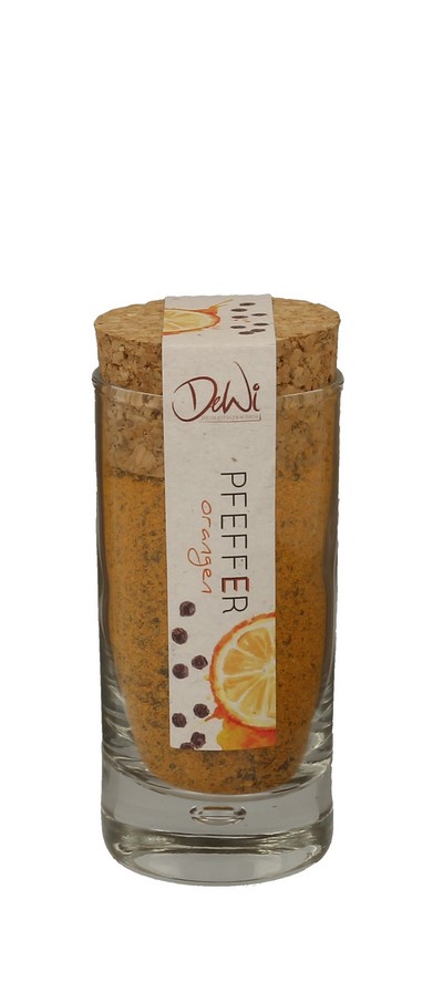 Korkenglas Orangenpfeffer 50g