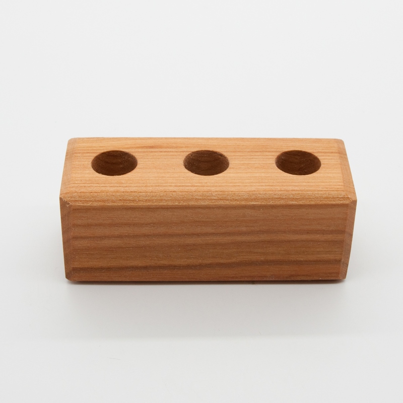 Spicetube Ständer, 3-er, Kirschbaum massiv