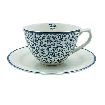 Tasse mit Untere "Floris" ca. 30cl