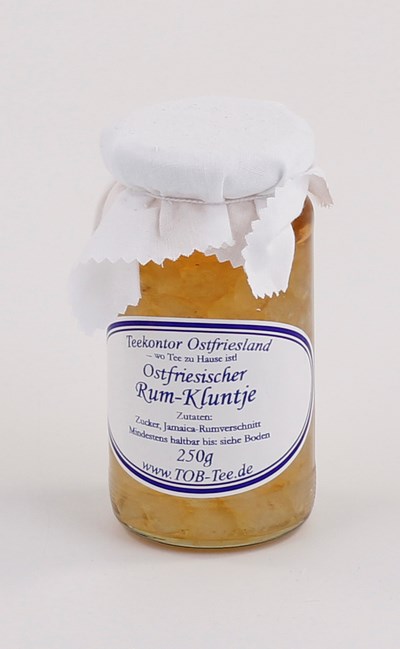 Rumkluntje, weiß 250g