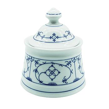 Zuckerdose, groß "Indisch-Blau" (Winterling)