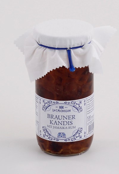 Landhaus Brauner Kandis mit Jamaika-Rum, 530 g