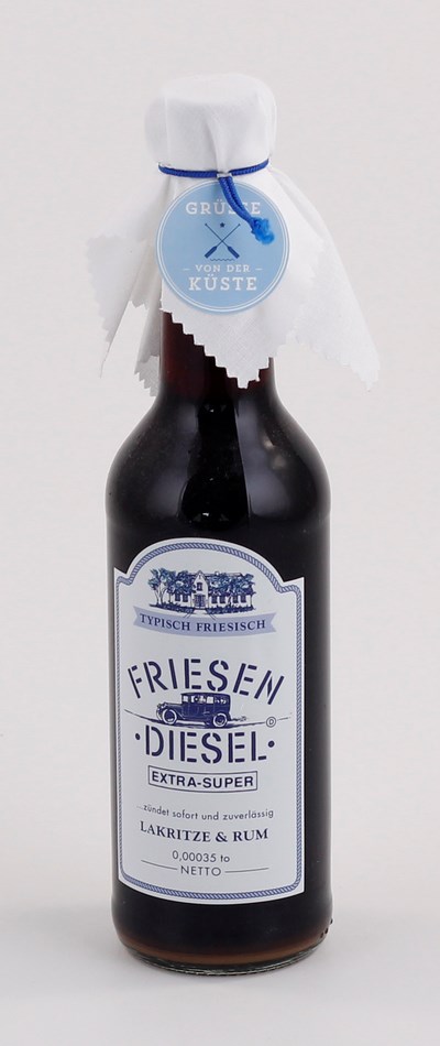 Lakritzlikör Friesen-Diesel -gross-, 0,35 l