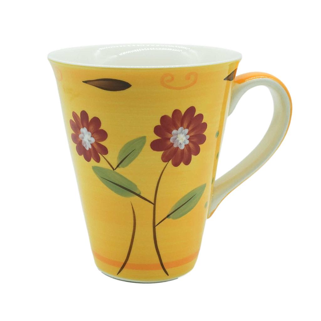 Becher &quot;Danja&quot; 0,3 l, Keramik, 4-fach sortiert, H 12 cm, Ø 8,5 cm