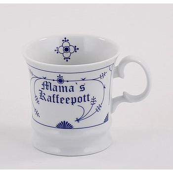 Herrenbecher, Mama´s Kaffeepott (Indisch-Blau-OL)