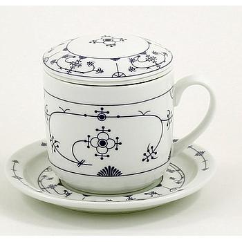 Kräuterteetasse, neutral (Indisch-Blau-OL)