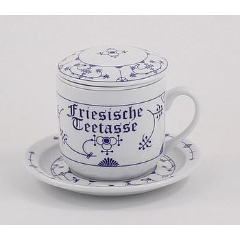 Kräuterteetasse, Friesische Teetasse (Indisch-Blau-OL)