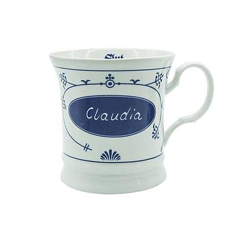 Gravurbecher Indisch-Blau