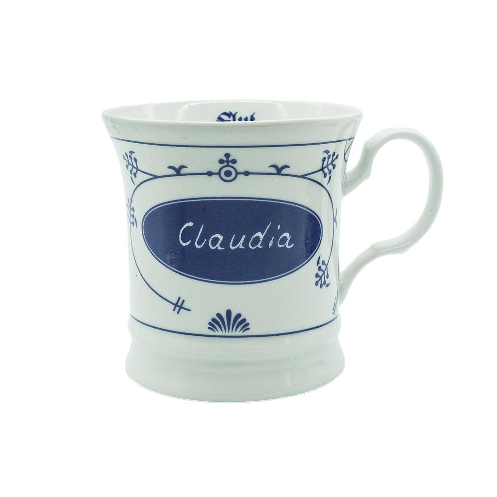 Gravurbecher Indisch-Blau