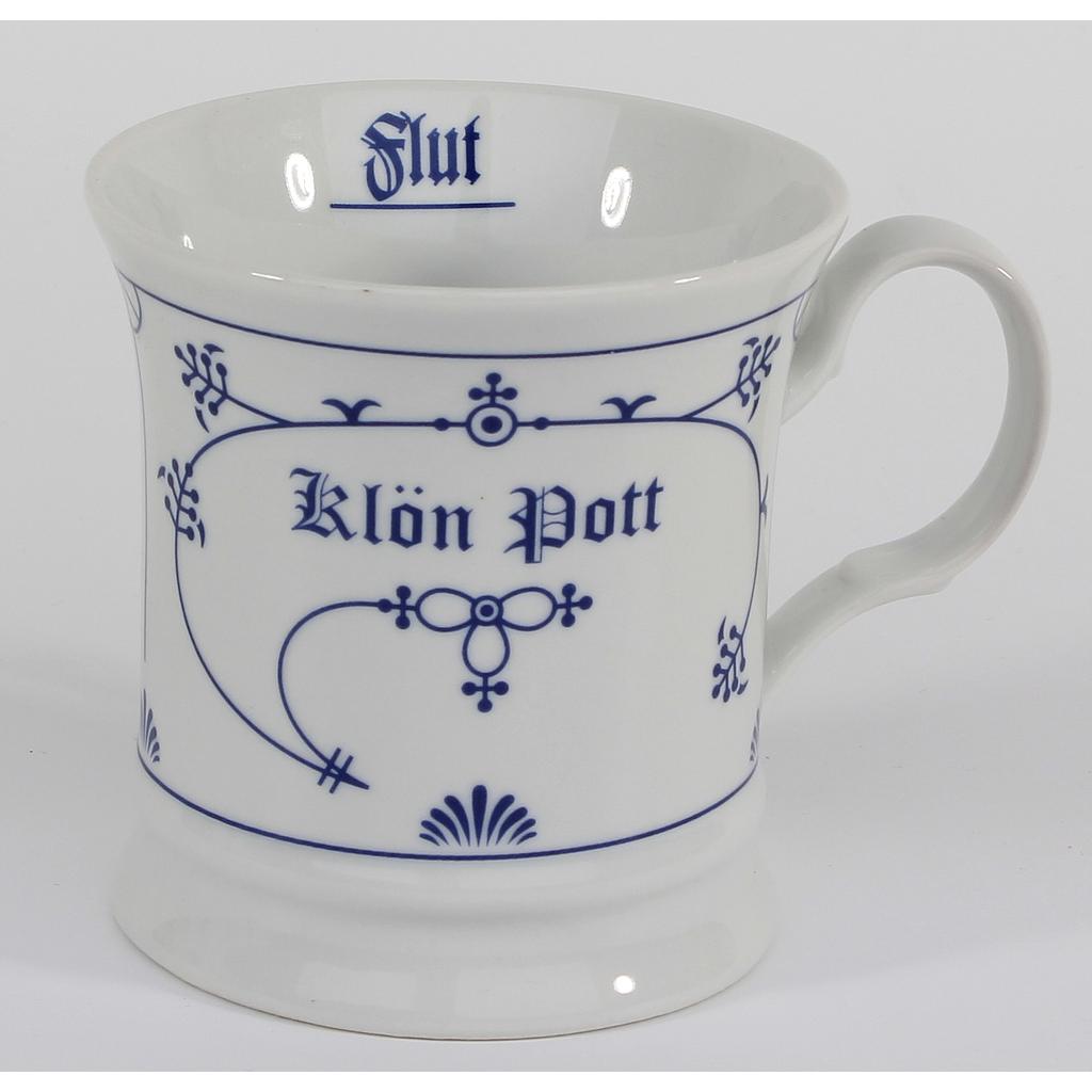 Herrenbecher Ind.-Blau "Klön Pott"  Ebbe &amp; Flut