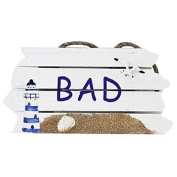 Türschild "Bad" 24 x 12cm