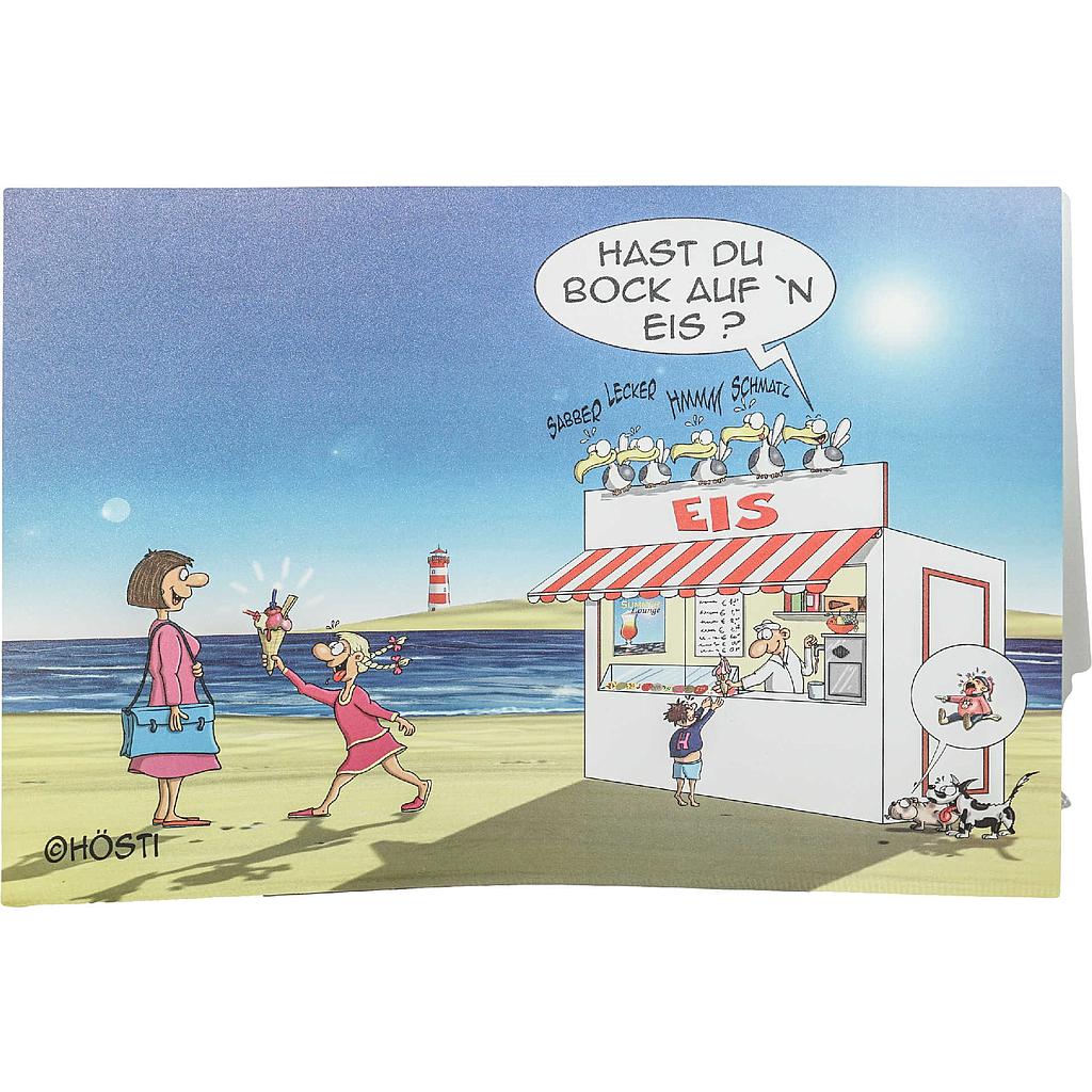 Hösti Platzset &quot;Hast du Bock..&quot;  ca.44x30cm Kunststoff