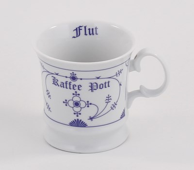 Herrenbecher &quot;Kaffeepott&quot; (Indisch-Blau-OL)