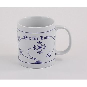 Maxibecher, Nix für Lütte, Inhalt ca. 0,5l (Indisch-Blau-OL)