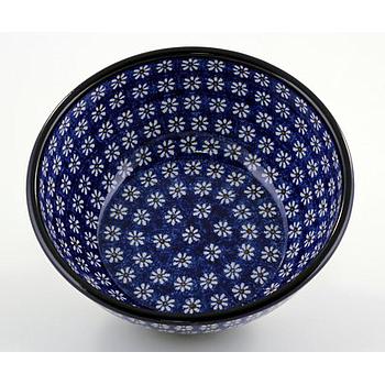 Schüssel 22,5 cm innen&außen bemalt "Dattein"