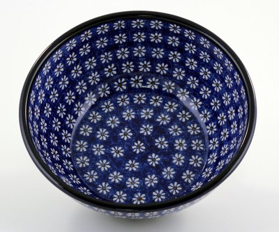 Schüssel 22,5 cm innen&amp;außen bemalt &quot;Dattein&quot;