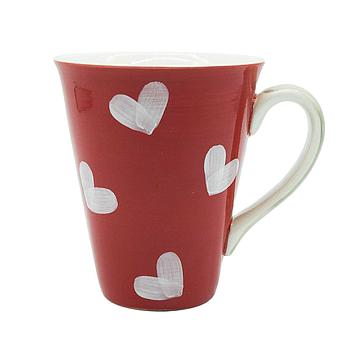 Becher "Corazon" 0,3 l, Keramik, 2-fach sortiert, H 12 cm, Ø 8,5 cm