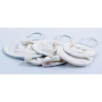 Baumwollfilter, ungebleicht Gr. II (M), aus k.b.A.  H 10,5 cm, Ø 9 cm