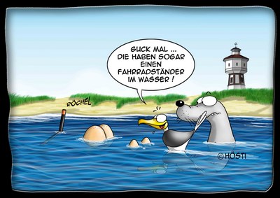 Hösti Postkarte Fahrradständer