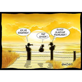 Hösti Postkarte "Arschweh"