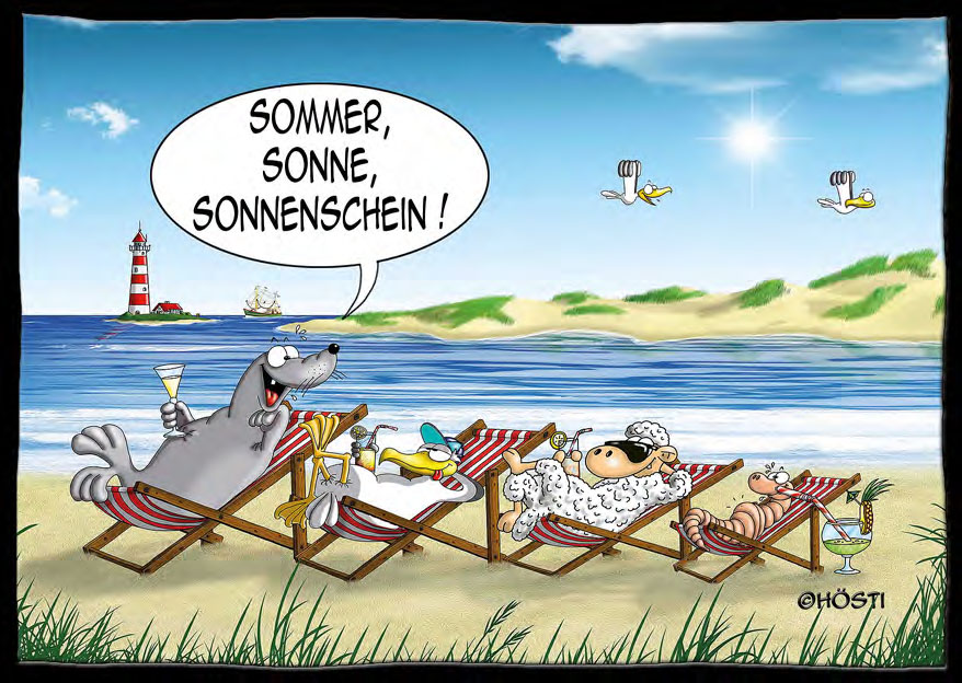 Hösti Postkarte &quot;Sommer, Sonne, Sonnenschein&quot;