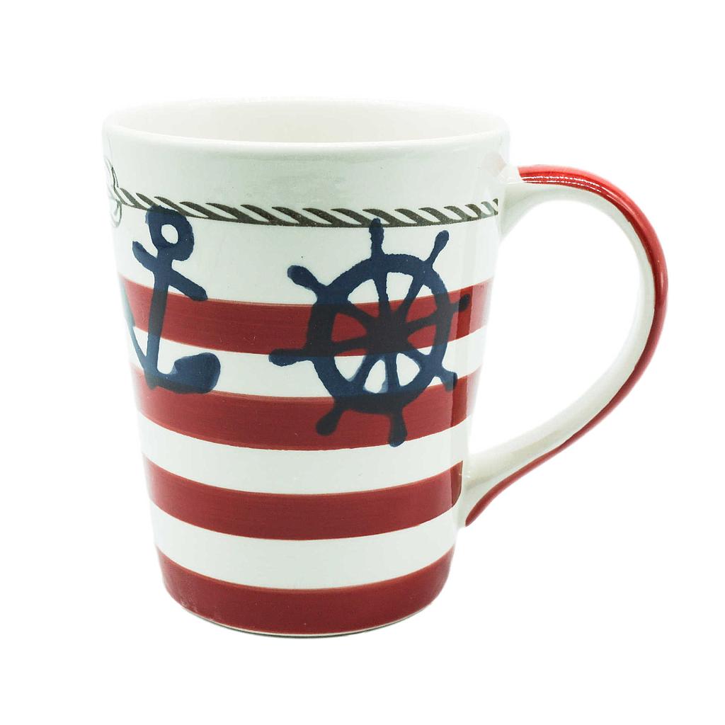 Becher &quot;Silje&quot; 0,3 l, Keramik, 2-fach sortiert, H 10,6 cm, Ø 8,2 cm