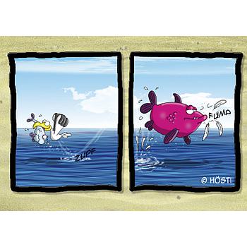 Hösti Postkarte "Shit Happens"