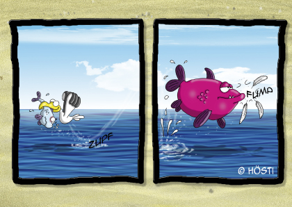 Hösti Postkarte "Shit Happens"