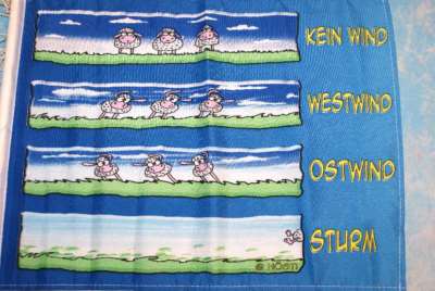 Hissflagge "Windschafe" 90x150cm