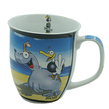 Hösti Becher Moin mit Leuchtturm 