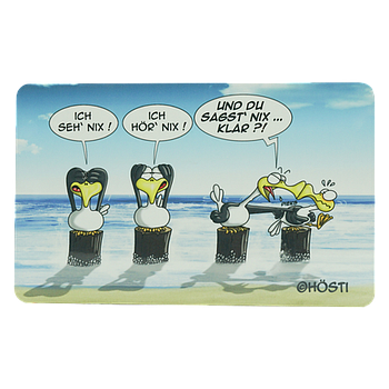 Hösti Frühstücksbrett Du sagst nix