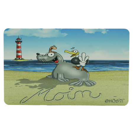 Hösti Frühstücksbrett Moin mit Leuchtturm