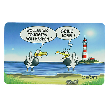 Hösti Frühstücksbrett Touristen vollkacken