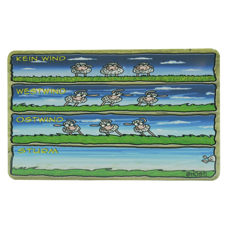 Hösti Frühstücksbrett Windschafe 